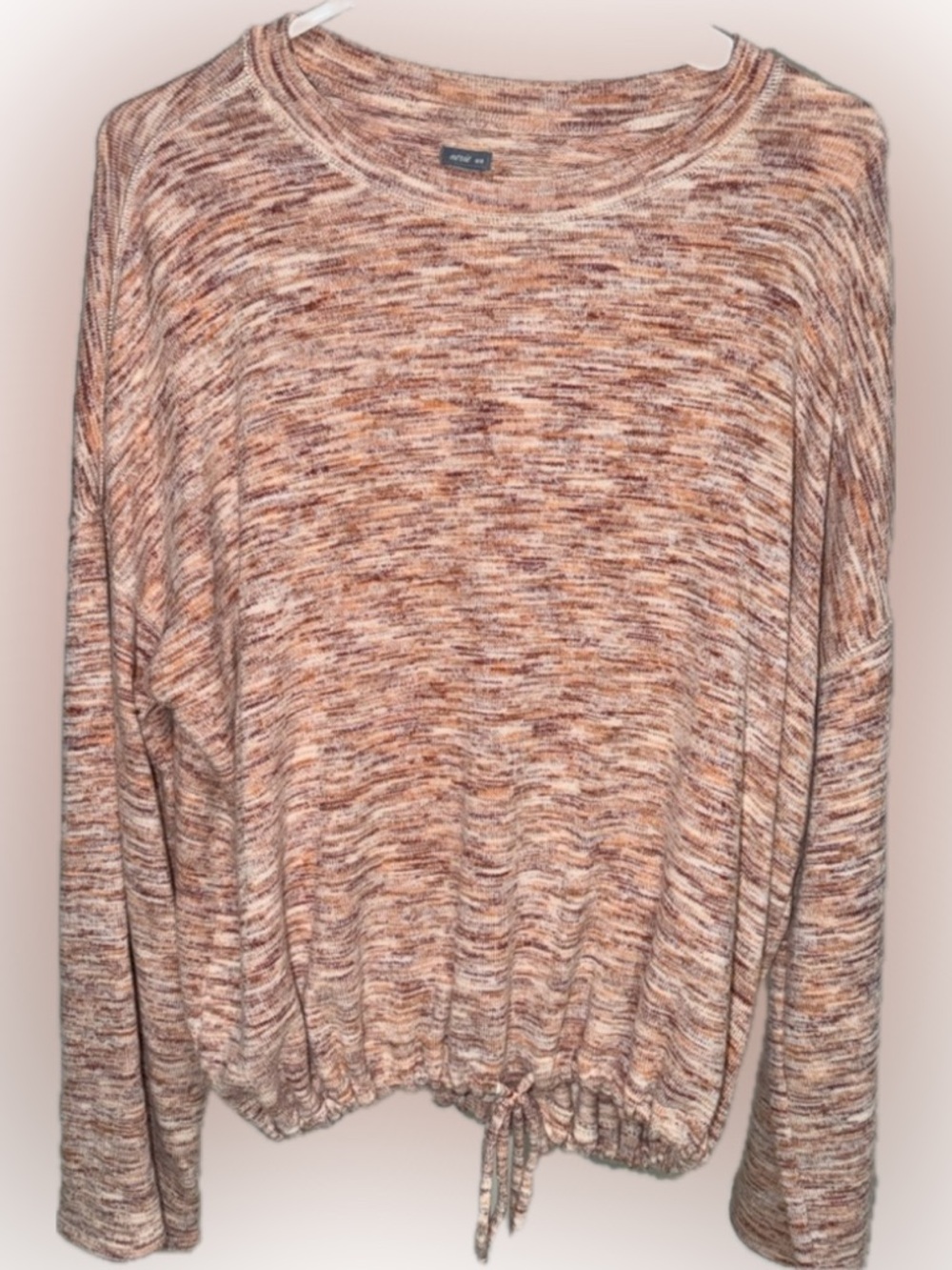 🧡AERIE Soft Knit Drawstring Hem Long Sleeve |Size M| Cozy Lightweight Sweater